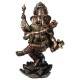 Figura escultura Ganesha resina bronce envejecido