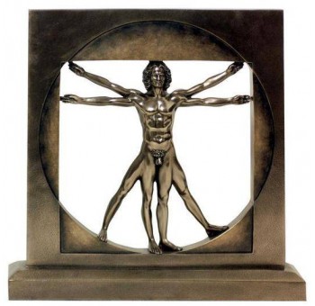 Figura escultura Study of proportions resina bronce envejecido