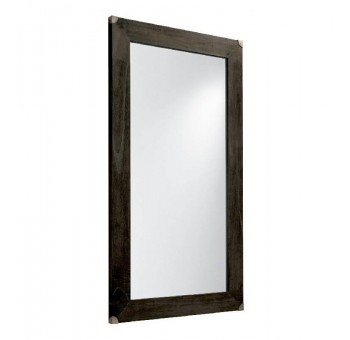 Espejo vestidor Christof madera gris envejecido 80x150