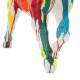 Figura decorativa Caballo poliresina multicolor