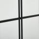Espejo pared Ventana metal negro 90x120 horizontal y vertical
