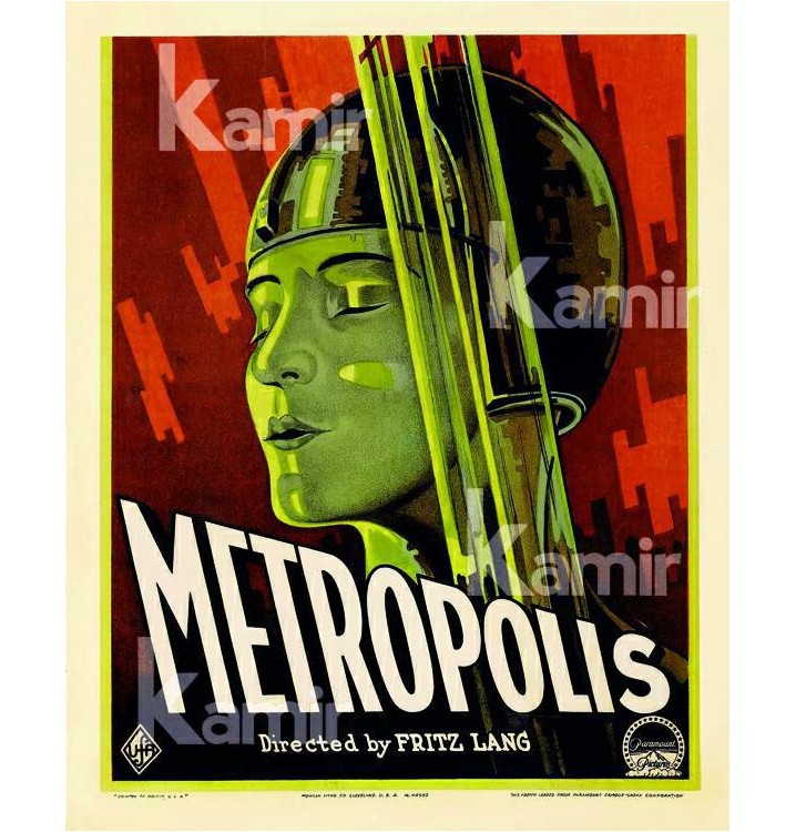 Cuadro lienzo película Metrópolis 50x40