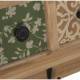 Estante perchero Chardin 6 cajones madera natural tela multicolor