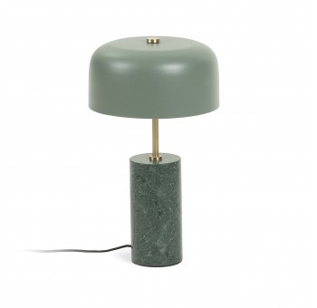 Lámpara de mesa Gladman mármol verde