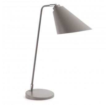 Lámpara de mesa Helike flexo metal gris