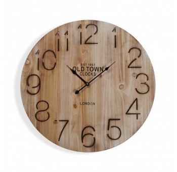 Reloj pared madera Cascina