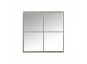 Espejo pared Nellie 4 cuadrados metal blanco 80x80