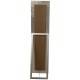 Espejo vestidor de pie Anderina madera eucalipto plateado 40x170