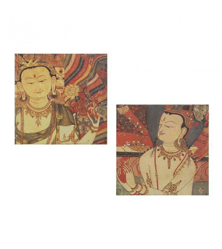 Cuadros Buda lienzo madera 40x40