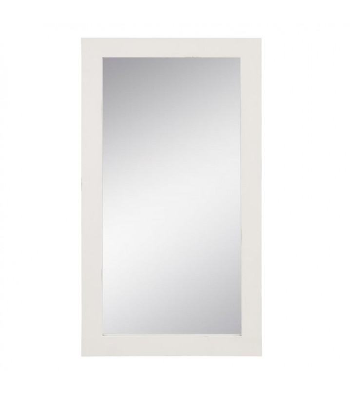 Espejo pared Lorraine marco blanco roto D70
