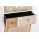 Mueble auxiliar Maintal madera abeto cajones ratán bambú