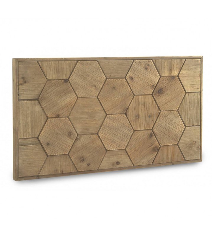 Cabecero cama Hexagon 110x60 madera fresno