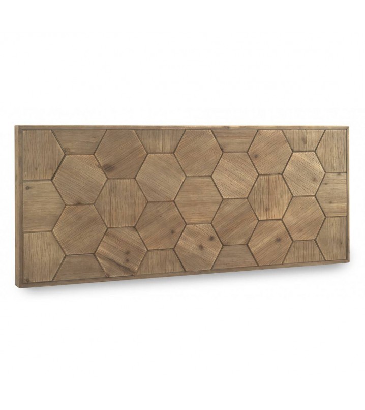 Cabecero cama Hexagon 145x60 madera fresno