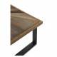 Mesa de centro rectangular Eventail madera laminada