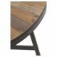 Mesa de comedor redonda Eventail madera laminada