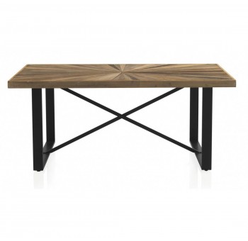 Mesa de comedor rectangular Eventail madera laminada