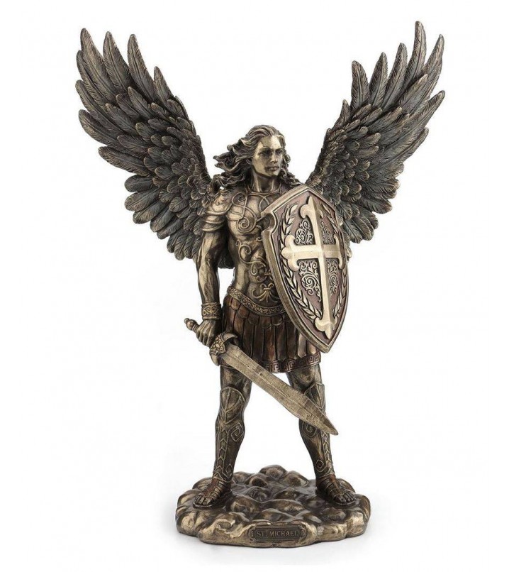 Figura St lazarus resina bronce