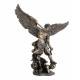 Figura San Miguel demonio resina bronce
