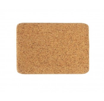 Mantel individual rígido corcho mosaico marrón