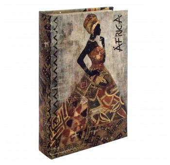 Caja libro decoración Afrika tamaños surtidos