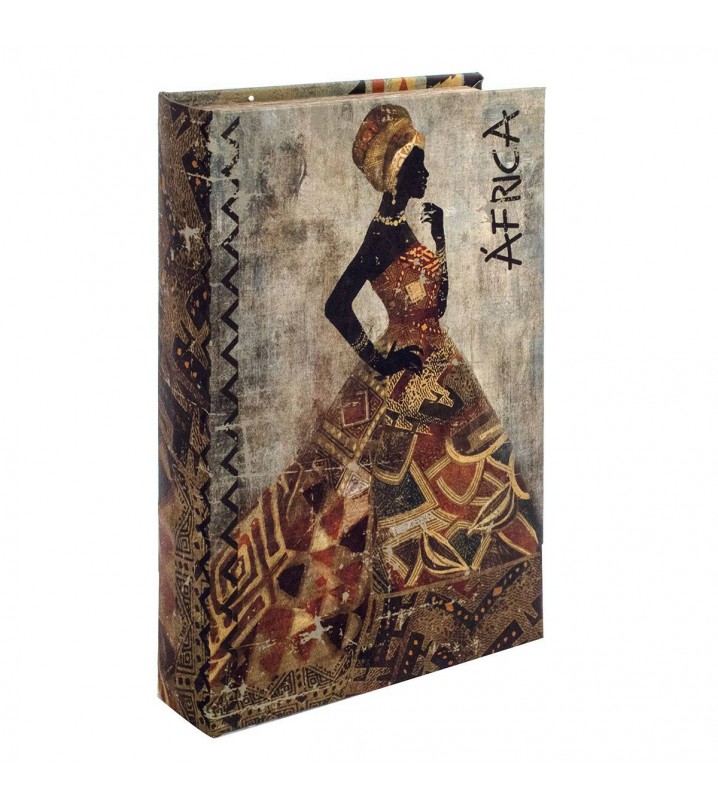 Caja libro decoración Afrika tamaños surtidos
