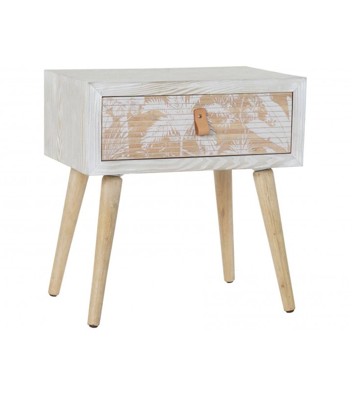 Mesa de noche Janas madera y bambú 1 cajón