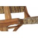 Butaca Yucatán madera teca fibra natural