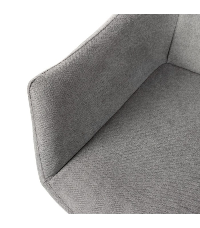 Silla Aedan gris claro patas negras