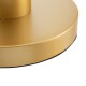 Lámpara de mesa Yawarana cristal metal oro 3 esferas