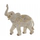 Figura elefante resina beige A35