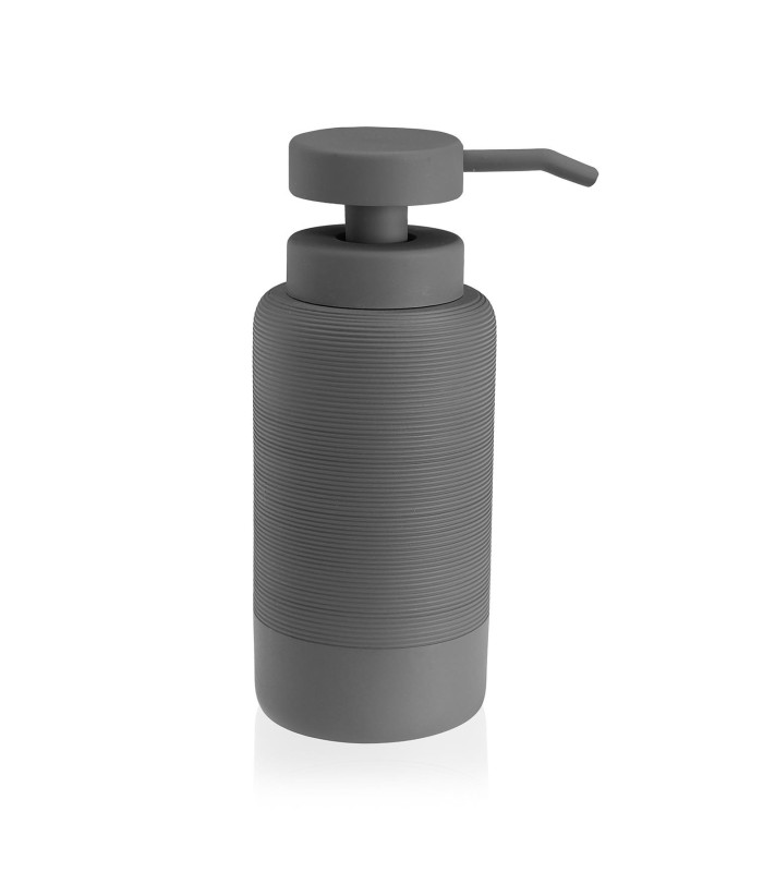 Dispensador jabonera baño Lines gris