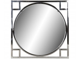 Espejo Alinei acero cristal plata D70