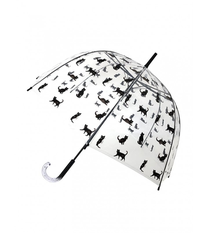 Paraguas seta transparente adulto gatos