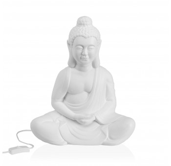 Lámpara Amantini Buda porcelana blanca