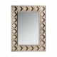 Espejo Brialea rectangular madera tallada