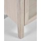 Vitrina Devina madera maciza acacia 1 cajón