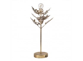 Lámpara de sobremesa Andronico planta metal oro envejecido A52