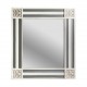 Espejo pared Antorn blanco y gris provenzal