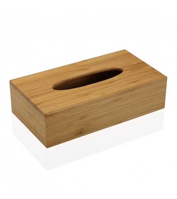 Caja pañuelos estándar madera bambú