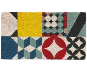 Felpudo mosaico baldosas multicolor