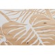 Cabecero Cevljar madera tallada blanco y natural 160x3,5x120 cm
