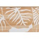 Cabecero Cevljar madera tallada blanco y natural 100x3,5x120 cm