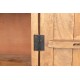 Armario alto Zelta madera mango y metal dorado 88x40x160 cm