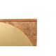 Aparador madera mango metal dorado Tungl 150x40x85 cm