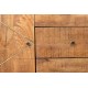 Aparador madera mango metal dorado Tungl 150x40x85 cm
