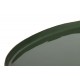 Mesa auxiliar redonda Alestrandra metal lacado verde
