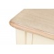 Consola Asztal 2 cajones madera crema y natural