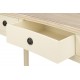 Consola Asztal 3 cajones madera crema y natural 