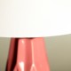 Lámpara sobremesa Rayden cerámica rosa