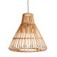 Lámpara de techo Carlisa bambú D50